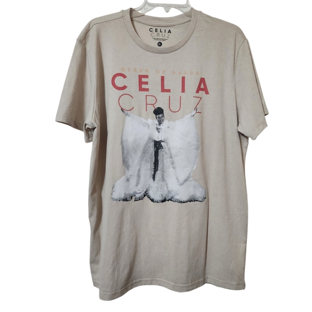 QUEEN OF SALSA CELIA CRUZ GRAPHIC TEE NWT SZ MEDIUM